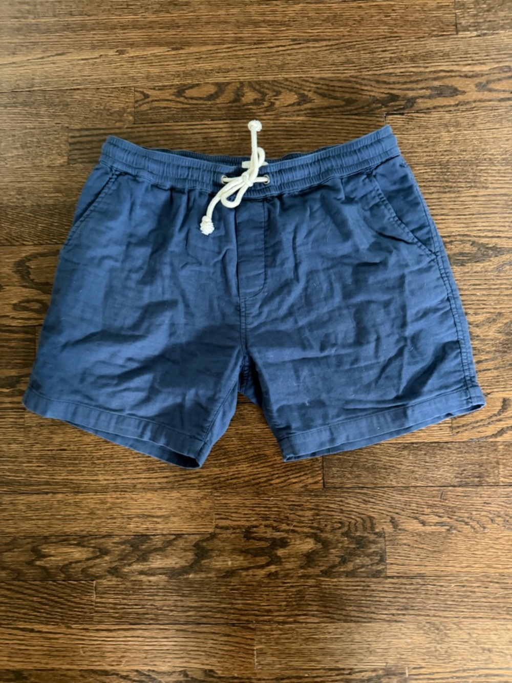 Marine Layer Navy Casual Drawstring Shorts Size Medium